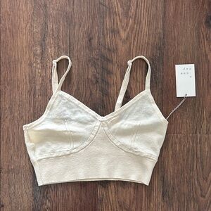NWT a new day Women's Cream Bralette | Cream Bralette | Cozy | Bralette